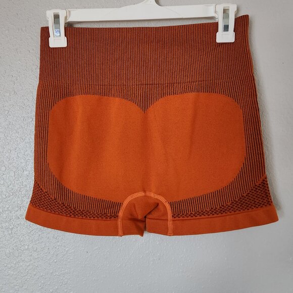 Orange and Brown Workout Shorts - Picture 7 of 11